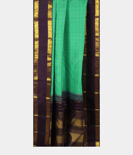 Blue Handwoven Kanjivaram Silk Saree T2796402