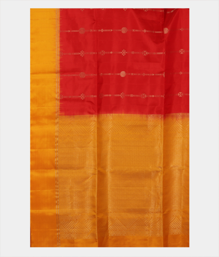 Red Soft Silk Saree T2741784