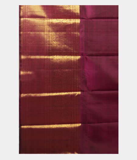 Pinkish Orange Handwoven Kanjivaram Silk Pavadai T2823652