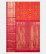 Orange Ikat Silk Saree T2341525