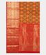 Rust Ikat Silk Saree T2810465