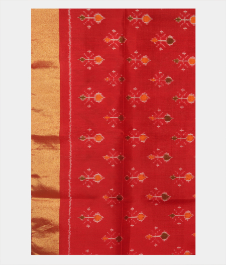 Black Woven Raw Silk Saree T2129933