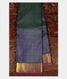 Peacock Blue Handwoven Kanjivaram Silk Saree T2725221