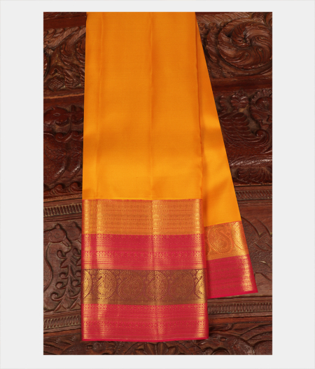 Yellow Handwoven Kanjivaram Silk Saree T283539-image