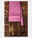 Lavender Pink Handwoven Kanjivaram Silk Saree T1523491