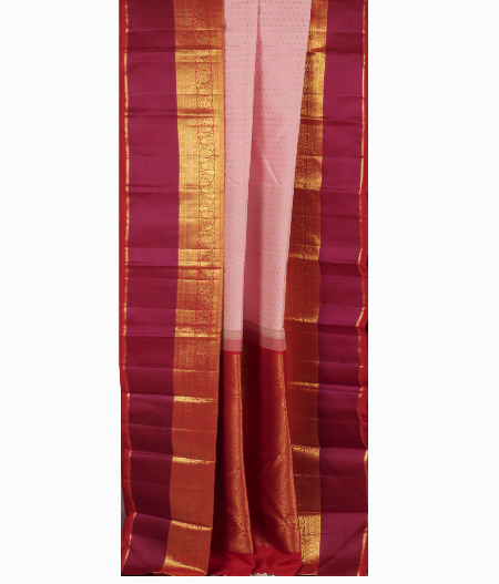 Pink Handwoven Kanjivaram Silk Saree T2826864