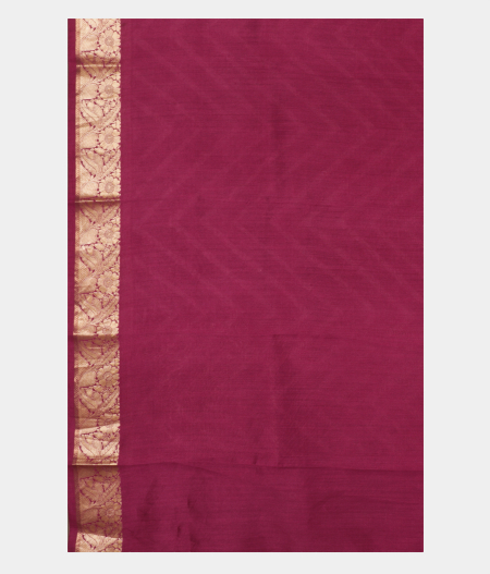 Purple Kora Organza Printed Saree T1893873