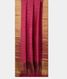 Magenta Printed Raw Silk Saree T2816842