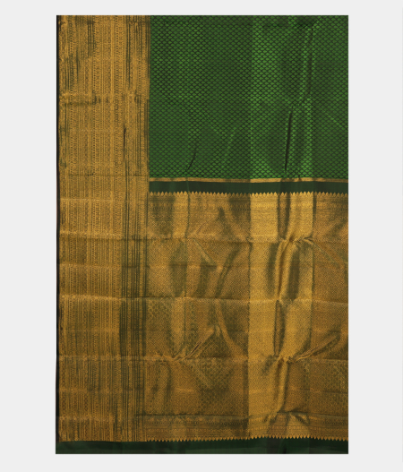 Green Handwoven Kanjivaram Silk Saree T2806544