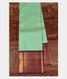 Bluish Green Handwoven Kanjivaram Silk Saree T2824391