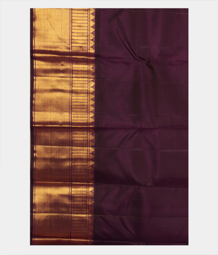 Bluish Green Handwoven Kanjivaram Silk Saree T2824393