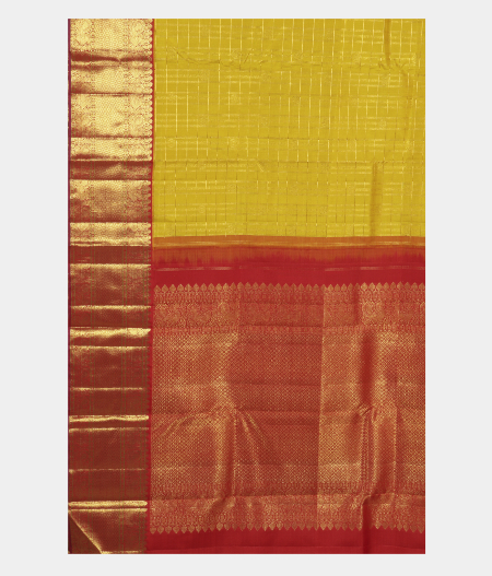 Light Green Handwoven Kanjivaram Silk Saree T2805904