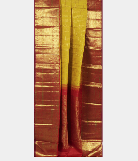 Light Green Handwoven Kanjivaram Silk Saree T2805905