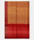 Mustard Yellow Tussar Printed Saree T2831115