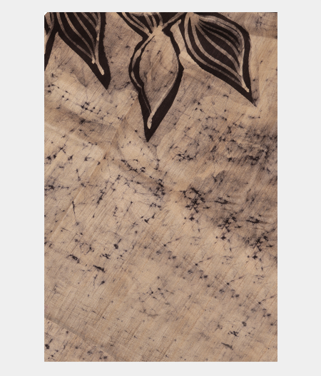 Off-White Tussar Printed Saree T283812-image