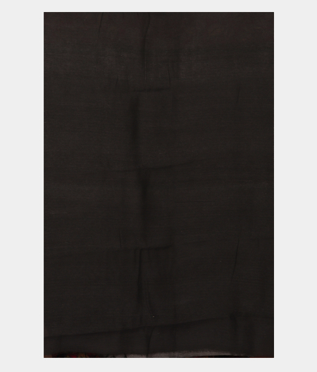 Dark Magenta Tussar Printed Saree T2825743