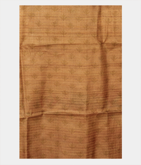 Beige Tussar Printed Saree T2839953