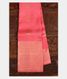 Dark Peach Handwoven Kanjivaram Silk Saree T2800091