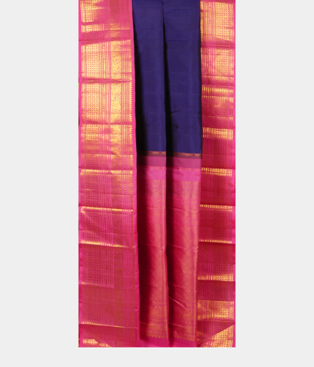 Blue Handwoven Kanjivaram Silk Saree T2796302