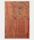 Salmon Pink Tussar Printed Saree T2825124