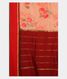Peach Printed Soft Silk Saree T2831454