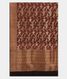 Brown Tussar Georgette Silk Saree T2618154