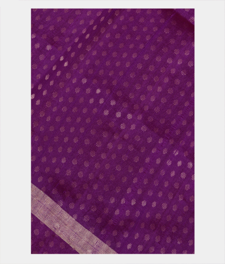 Violet Woven Raw Silk Saree T282396-image