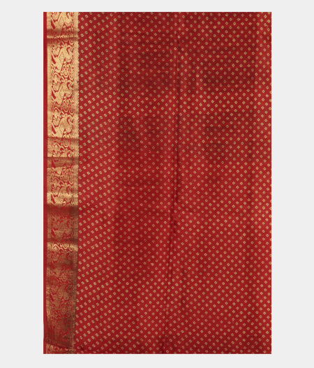 Olive Green Tussar Printed Saree T2791733