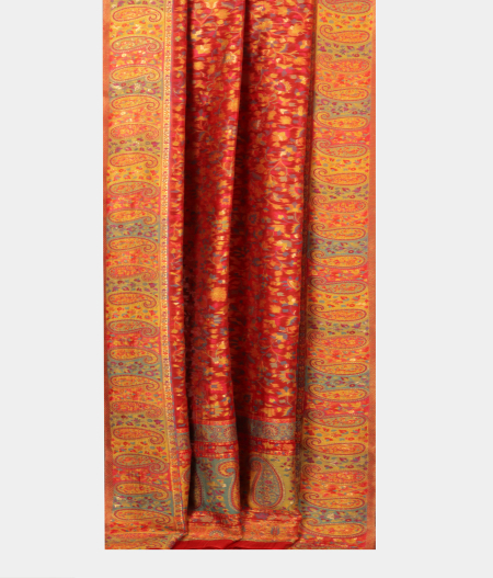 Red Cashmere Kani Silk Saree T2680202