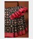 Dark Blue Tussar Printed Saree T2831102