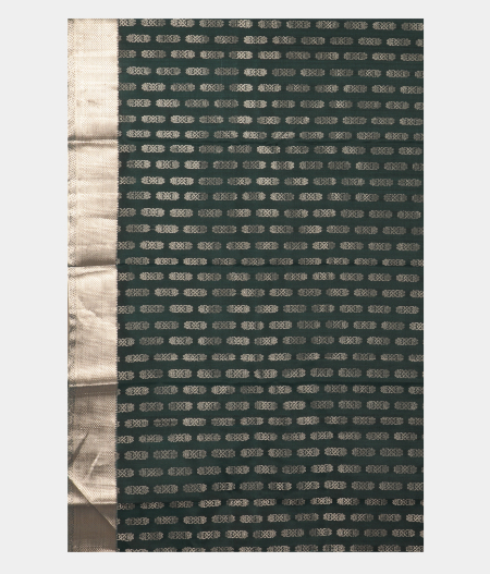 Teal Blue Handwoven Kanjivaram Silk Saree T2753693