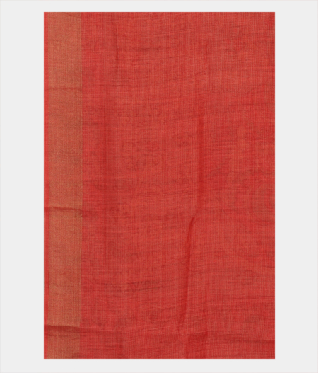 Grey Tussar Printed Saree T2838583