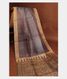 Bluish Grey Woven Organza Saree T2831232