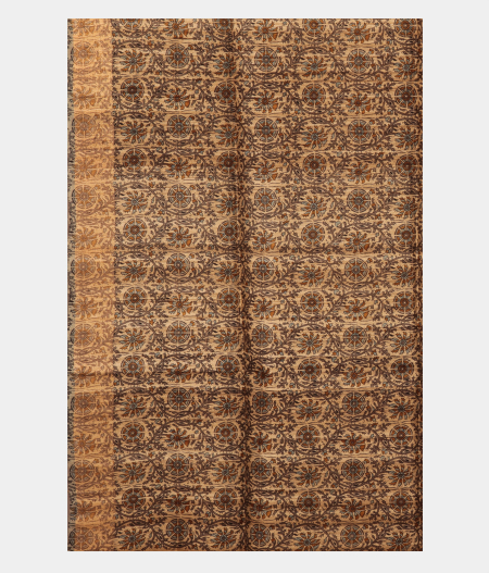 Brown Woven Organza Saree T2831153