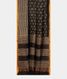 Black Soft Printed Cotton Saree T2396082