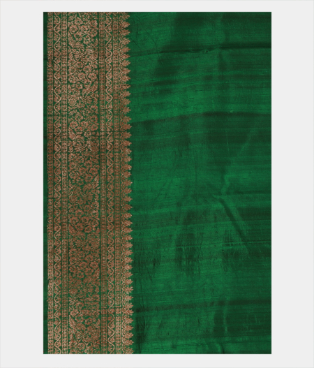 Red Banaras Tussar Saree T2842653