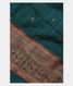 Peacock Blue Banaras Tussar Saree T2842691
