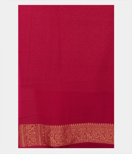 Black Banaras Georgette Silk Saree T2718683