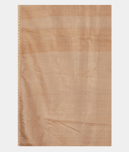 Beige Tussar Printed Saree T2826803