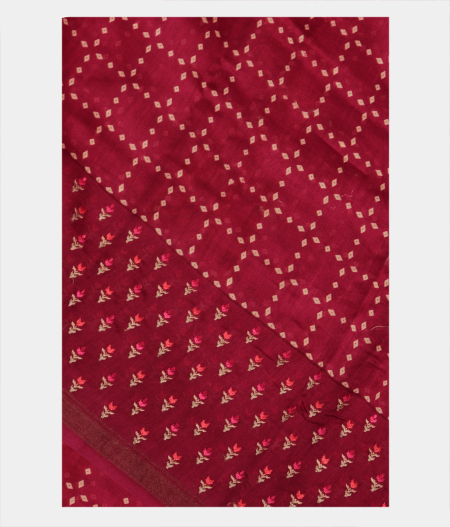 Magenta Pink Soft Printed Cotton Saree T280951-image