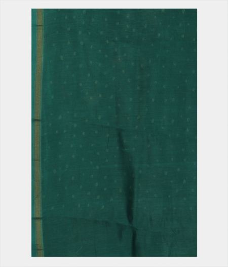 Ocean Blue Soft Printed Cotton Saree T2809623