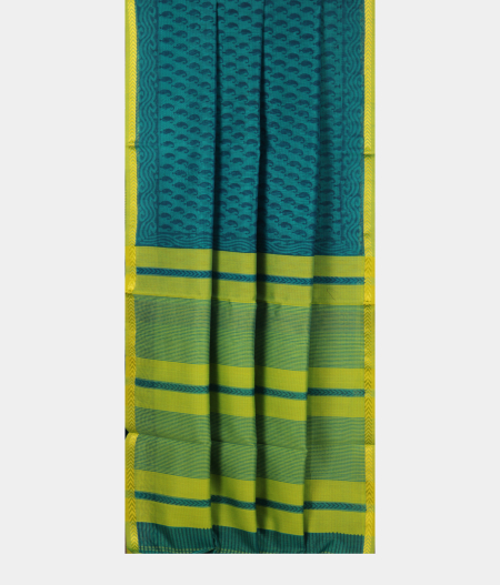Blue Maheshwari Printed Cotton Saree T2853662