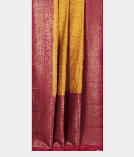 Yellow Banaras Tussar Saree T2847402