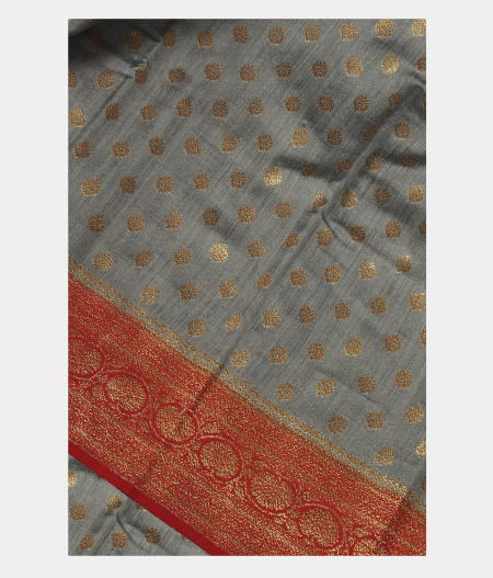 Grey Banaras Tussar Saree T284718-image