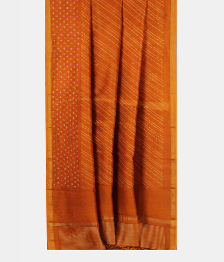 Yellow Soft Printed Cotton Saree T2782072