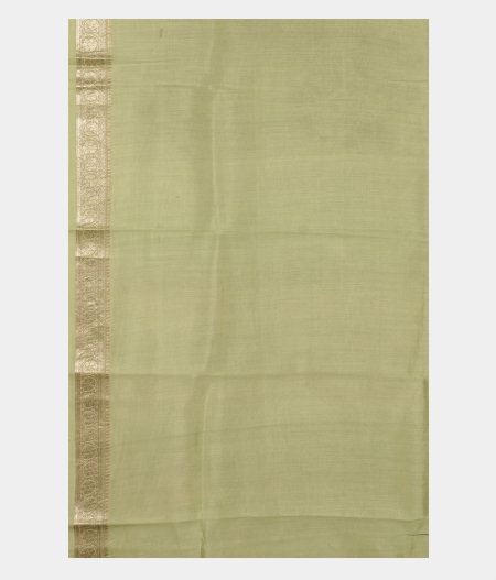 Green Kora Organza Printed Saree T2686683