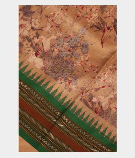 Beige Vidarbha Tussar Saree T285330-image