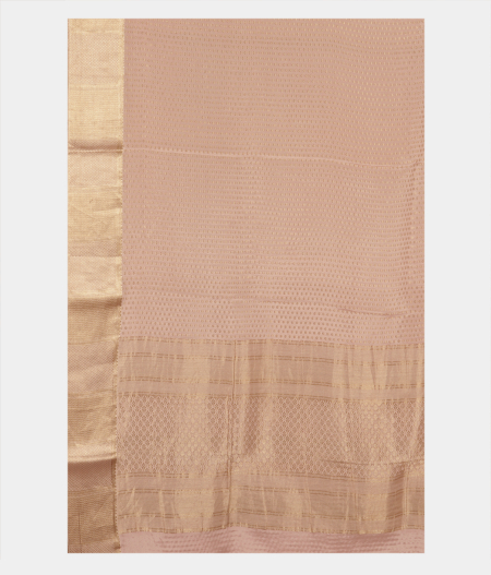 Light Pink Mysore Silk Saree T259683 4
