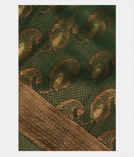 Green Mysore Silk Saree T219222-image