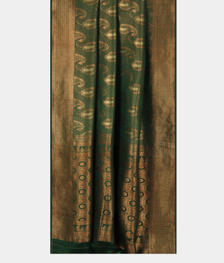 Green Mysore Silk Saree T2192222